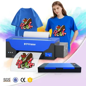 Venda imperdível máquina de impressão colorida para meias, calças, camisetas, impressora jato de tinta R1390 A3 com aquecedor