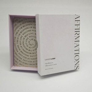 Carte di affermazione positiva stampa personalizzata Eco Friendly Art Paper divertenti spunti di gioco <span class=keywords><strong>domande</strong></span> carte da gioco confezionate in scatola - Product Image 3