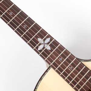 OEM Semi Acoustic Guitar Nut K5 Acoustic Guitar <b>Strings</b> 41 Inch <b>Top</b> Solid Spruce Acoustic Guitar - Product Image 5