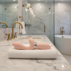 Estimulador de Clítoris y Punto G LOTUSIF de Alta Gama, con Textura Granulada, Masajeador Vaginal y de Próstata para Hombres y Mujeres con Mango - Product Image 1