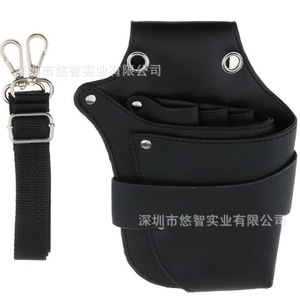 Custom leather hairdressing <b>tool</b> storage <b>bag</b>, waist <b>bag</b>, hairdressing scissor cover, multi-comb <b>tool</b> <b>bag</b>/shoulder <b>bag</b> - Product Image 1