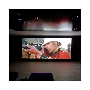 Velvet-covered Fixed Frame 4K/8K Acoustic Transparent Projector Screen Acoustic Projector Screen For Home Theater