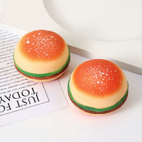 Balle anti-stress en caoutchouc en forme de hamburger à presser pour enfants et étudiants - Fabricant en gros