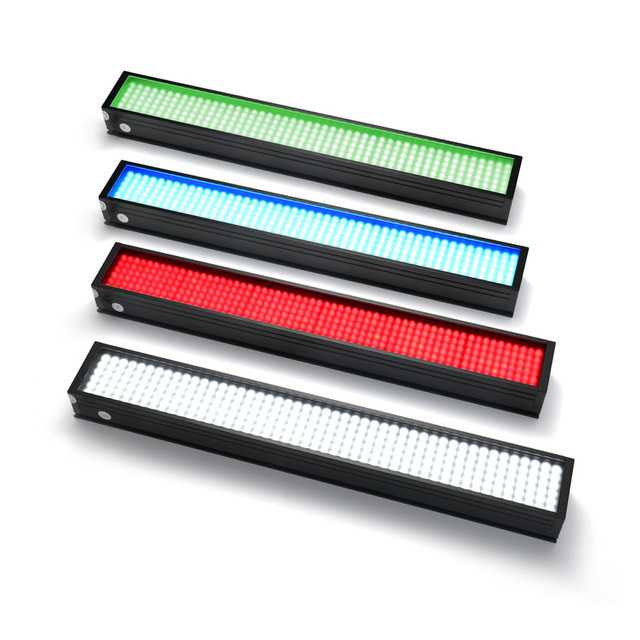 Industrial 100*38mm Bar LED Working Light 6 Rows of Lights Machine Vision Illumination for Intelligent Character Recognition
