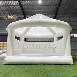 <span class=keywords><strong>Chateau</strong></span> Gonflable White Wedding Jumping Castle Bouncy House Articles de <span class=keywords><strong>location</strong></span> pour événements - Product Image 2