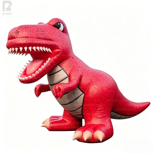 Tyrannosaurus Rex gonflable géant de 5 m avec logo personnalisé, <span class=keywords><strong>dinosaure</strong></span> gonflable LED lumineux pour parc à thème, décoration d'événements, défilé - Product Image 2