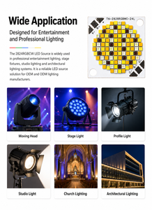 Émetteur LED IR haute puissance 350W 2824 5 couleurs, haute densité CRI 95, garantie 3 ans pour le tourisme culturel, <span class=keywords><strong>les</strong></span> visites nocturnes et l'aménagement paysager - Product Image 6