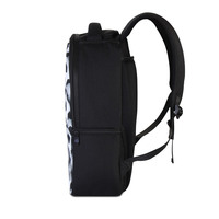 Sac à dos pour ordinateur portable unisexe de haute qualité à motif géométrique en polyester avec fermeture éclair, capacité de 20 à 39 L, personnalisation DIY