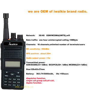 HJ786 Iwalkie para <span class=keywords><strong>Lenovo</strong></span> <span class=keywords><strong>N8</strong></span> 4G POC 3G 4G LTE WCDMA, Radio Bidireccional, Walkie Talkie Portátil de 16 Canales para Camiones, Sin Límite de Distancia, PTT - Product Image 2