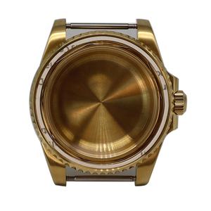 Caja de reloj de lujo de acero inoxidable de 40mm dorado NH35 piezas para Seiko NH34 NH35a NH36 EA 2824 Miyota 8215 movimiento - Product Image 1