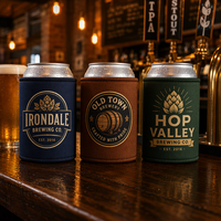 Porte-bouteille isotherme en néoprène 7 mm personnalisé pour brasseries, pubs, festivals de bière et événements culinaires