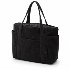 2026 <b>Extra</b> <b>Large</b> Letter Pattern Recycled Coffee Ground Tote Bag Customizable Closure Hand Length Handle Mother-and-Daughter - Product Image 3