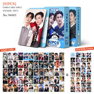 Nuevas Tarjetas Lomo de Doble Cara de Kpop, Artículos de Colección de Grupos, Pegatinas para Álbumes de Recortes, Colección de Ídolos, Tarjetas Decorativas de Alta Definición - Product Image 3