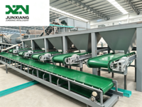Système de Dosage Dynamique Automatique Multi-Compartiments à Bande Transporteuse avec Emballage Auxiliaire pour Matériaux en Papier et Plastique