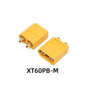 Conector de soldadura vertical Amass XT60PB-F/M Series (hembra y macho), 30A para conexión de alimentación a bordo en ESC de drones - Product Image 4