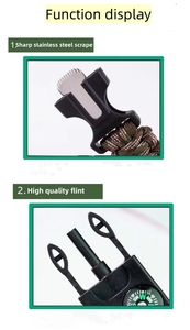 XIWANG braccialetto multifunzionale di sopravvivenza Paracord braccialetto di salvataggio di emergenza <span class=keywords><strong>cacciavite</strong></span> - Product Image 2