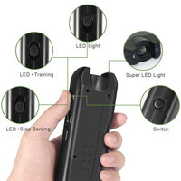 Appareil portable à ultrasons anti-chien, alimenté par batterie, en plastique, outil de dissuasion pour animaux pour usage extérieur