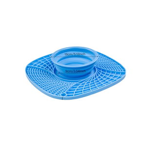Neu Eingetroffene Multifunktionale Tragbare Quadratische Silikonschüsseln für Kleintiere, Katzen & Hunde - Für Innen-/Außen-/Reisegebrauch - Product Image 1