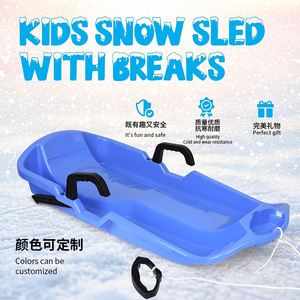 Snow Sled 76.2cm X 35.6cm Durable EVA Outdoor <b>Skiing</b> Equipment For Kids And Adults - Product Image 3