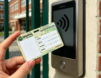 Carte NFC programmable à faible coût, carte RFID, carte en PVC durable avec puce pour employés et étudiants, carte IC