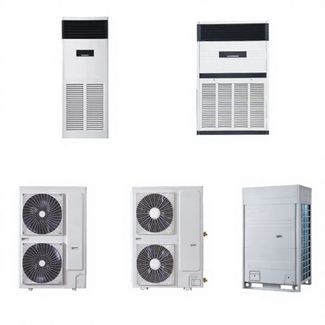 Commercial 16HP 45kW HVAC Central Air Conditioner 380-415V 3 Phase 50Hz Inverter Heat Pump Rooftop Unit Outdoor Hotel Electrical
