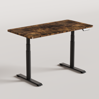 PRORIALS Cadre de bureau assis-debout motorisé en métal réglable en hauteur, tables électriques ergonomiques pour bureau et maison