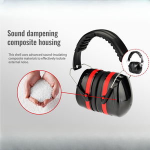 Cache-oreilles de sécurité à réduction de bruit, cache-oreilles de protection auditive, casque de protection sonore de bruit NRR 31dB pour le tir - Product Image 6