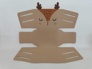 صندوق مكتب قذر قابل للطي من شعر الحيوانات الملونة ، صندوق بن لكتب ألعاب الأطفال - Product Image 6