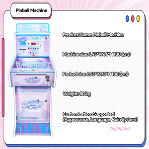 Máquina de Pinball de Madera Personalizada para Parques Infantiles, Máquina Comercial de Alta Rotación para Salas de Juegos con Servicio OEM/ODM - Product Image 3