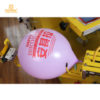 Machine d'impression sérigraphique automatique pour ballons en latex à vendre, 1 couleur 1 face, 2 couleurs 2 faces, imprimante pour ballons