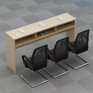 Table et Chaise de Bureau Moderne Minimaliste <span class=keywords><strong>en</strong></span> Bambou pour Formation, Conférence, Organisation <span class=keywords><strong>Scolaire</strong></span>, Bureau, Salle de Tutorat - Product Image 5