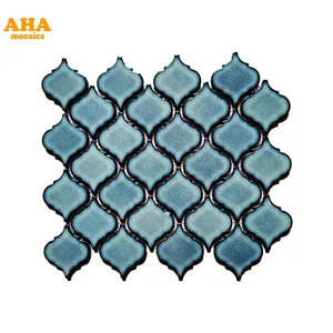 manufacturer Supplier Marble decorative Lantern pattern Mosaic Tile marble wall tiles