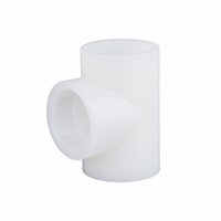 Tiongkok Diskon Besar-besaran Pipa Plastik Ppr Pas DN15 Ke DN600 FRPP Pipa Fitting Tee