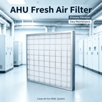 Nouveau filtre à poussière plissé carré en aluminium Jinbaili - Installation facile - Filtre à air pour la ventilation industrielle et les salles blanches