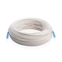 Cable de Fibra Óptica para Exteriores FTTH, 1 Núcleo, G657A, SC UPC SC APC, Personalizado OEM, para Redes de Comunicación