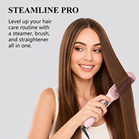 Peigne Électrique Mixte en Gros, Brosse Lissante Antistatique à Vapeur