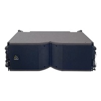 Altavoces de Arreglo Lineal de Neodimio Dobles Profesionales L-SOLUTION de 8 Pulgadas K208 con Potencia de Salida de 500W/2000W para Sistemas de Escenario