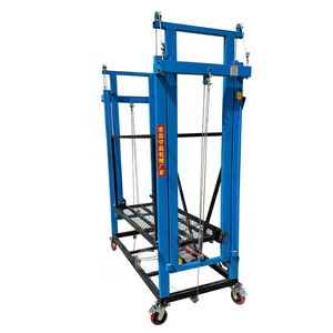 Mesin pengangkat perancah listrik kapasitas muatan kuat 500KG peralatan tangga lift listrik - Product Image 5