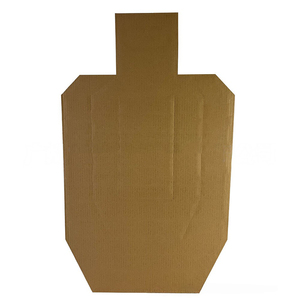 Cibles en carton vierges en forme de torse, conformes aux normes USPSA, pour compétitions de tir et entraînement sur le stand de tir - Product Image 1