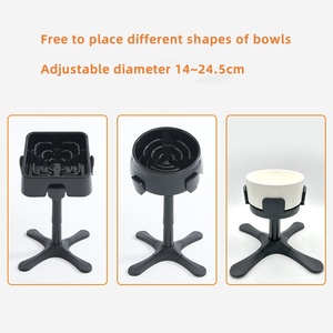 Bols pour chiens directs d'usine support de bol pour animaux de compagnie réglable surélevé bol pour chien surélevé avec 3 hauteurs et support d'alimentation à réglage incliné - Product Image 3