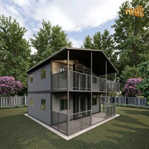 Großhandel 20FT 40FT Containerhaus Luxusvilla 2-stöckige vorgefertigte Fertighäuser mit 3 bis 6 Schlafzimmern zum günstigen Preis - Product Image 1