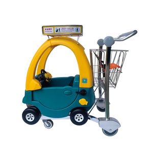 쇼핑몰/공항 패션 플라스틱 아기 어린이 트롤리 자동차 트롤리 - Product Image 1
