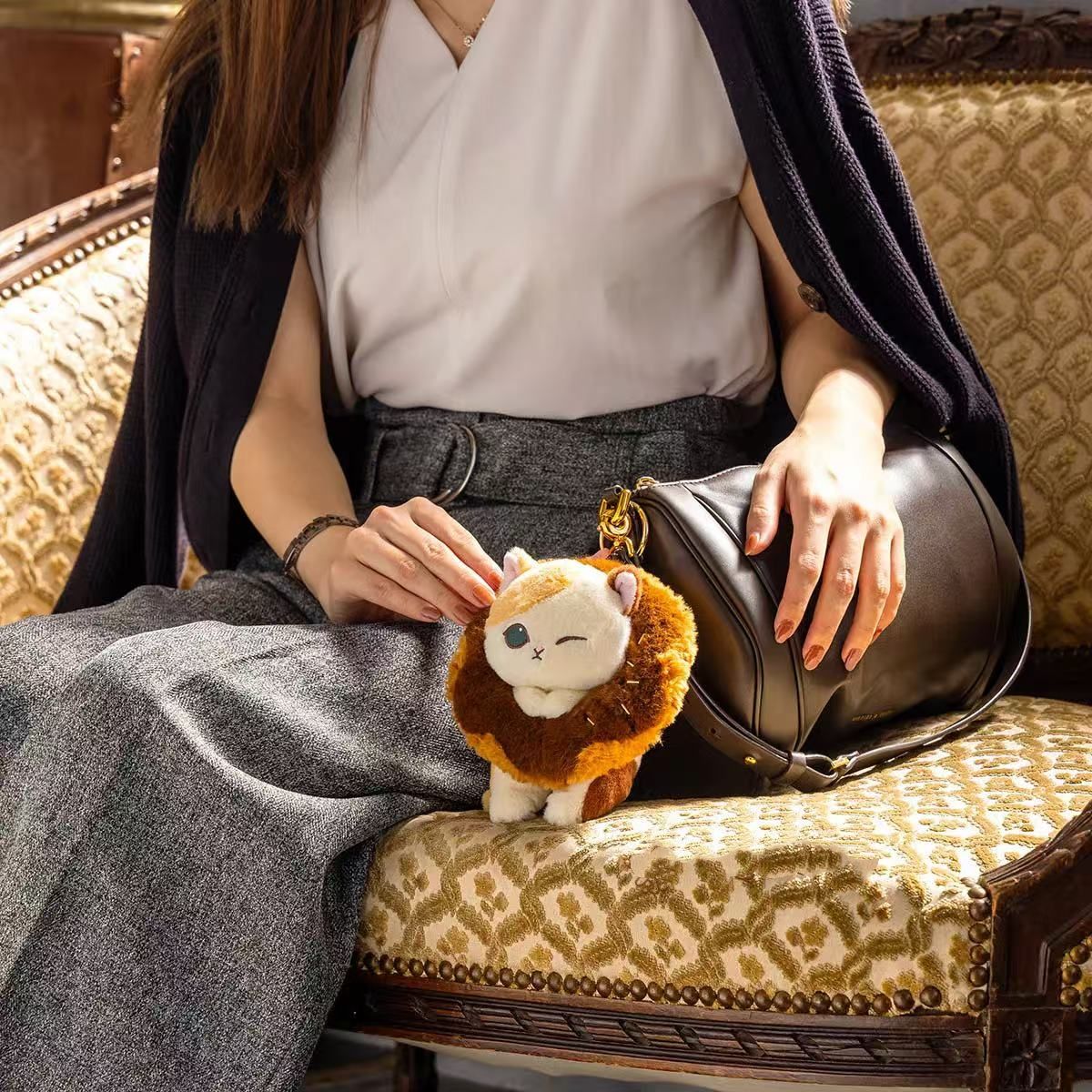 จี้แมวสีชมพู