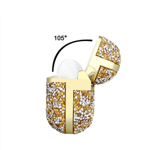 Estuche de Lujo para <span class=keywords><strong>AirPods</strong></span> Pro 2 3 4, Funda de PC con Diamantes de Imitación Brillantes para Mujer, Venta al por Mayor, Entrega a Tiempo del 99.5% de Fábrica - Product Image 4