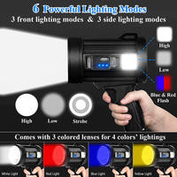 Projecteur LED intelligent portable Tomsenda haute luminosité, idéal pour la chasse et la défense – Nouveau design, Ventes Flash