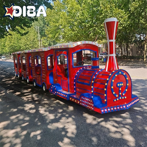 Train touristique du fabricant, petit train avec sièges en cuir confortables, idéal pour les places <span class=keywords><strong>de</strong></span> ville - Product Image 1