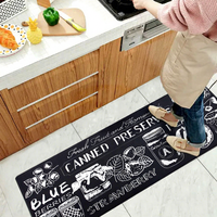 Tapis de cuisine absorbants lavables antidérapants tapis de couloir tissés pour le couloir de la buanderie et l'utilisation de la cuisine