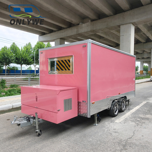 Australia Standard Certificate Mobile Food Truck Trailer Fully Equipped Burger Hot Dog <b>Bbq</b> Concession Trailers With Ac for Sale - Product Image 5