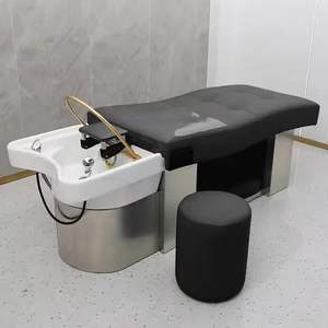 อ่างสระผมไฟฟ้าแบบเอนนอนได้ รุ่น <span class=keywords><strong>Sally</strong></span> Beauty พร้อมอ่างสีดำ ดีไซน์ทันสมัย สำหรับร้านสปา ร้านเสริมสวย และร้านตัดผม - Product Image 4