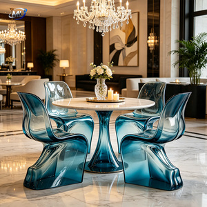 ML Modern Acrylic Living Room <b>Chair</b> Him Her Body <b>Sex</b> <b>Chairs</b> Solid Back <b>Ergonomic</b> Design for Home Furniture - Product Image 3